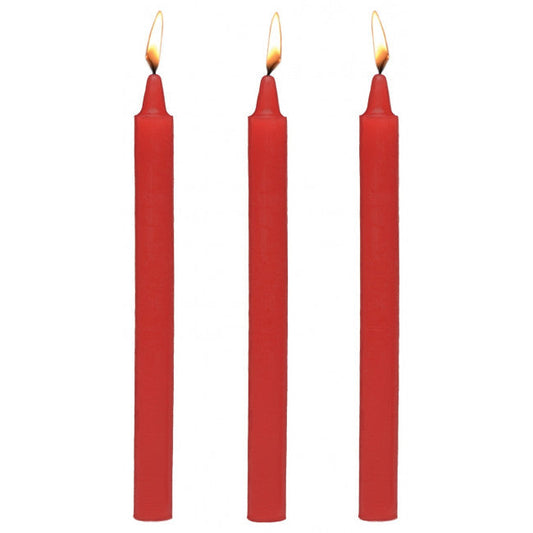 Master Series Fire Sticks Fetish Drip Candles Set 3 pcs