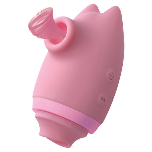 Shegasm Kitty Licker 5X 3 in 1 Clit Stimulator Pink