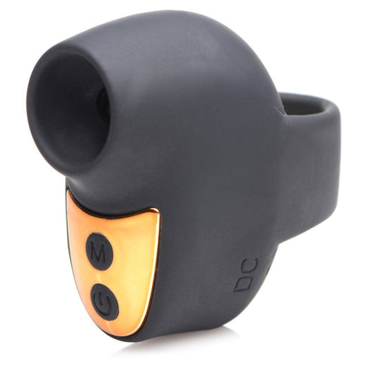 Shegasm Shegasm Mini 12X Mini Silicone Clit Stimulator Black
