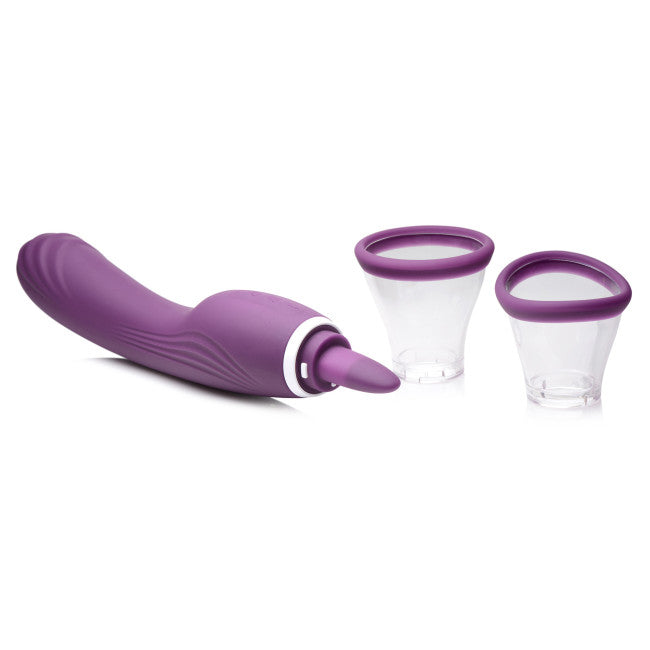 Lickgasm Lickgasm 8X Licking and Sucking Vibrator Purple