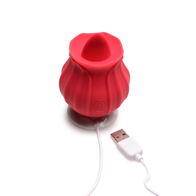 Bloomgasm Wild Violet 10X Licking Stimulator Red