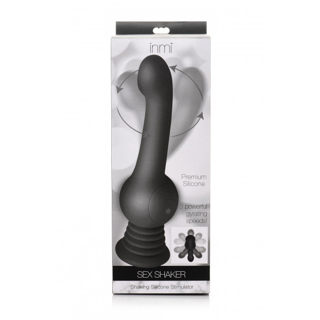 Inmi Sex Shaker Shaking Silicone Stimulator Black