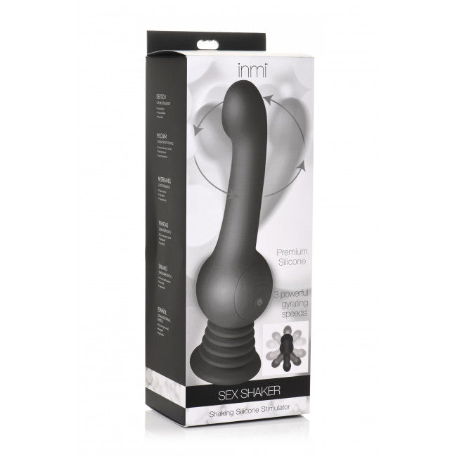 Inmi Sex Shaker Shaking Silicone Stimulator Black