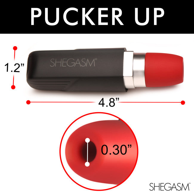 Shegasm Pocket Pucker 10X Lipstick Clit Stimulator