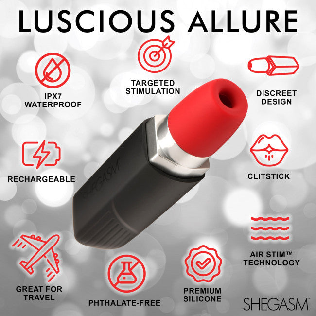 Shegasm Pocket Pucker 10X Lipstick Clit Stimulator