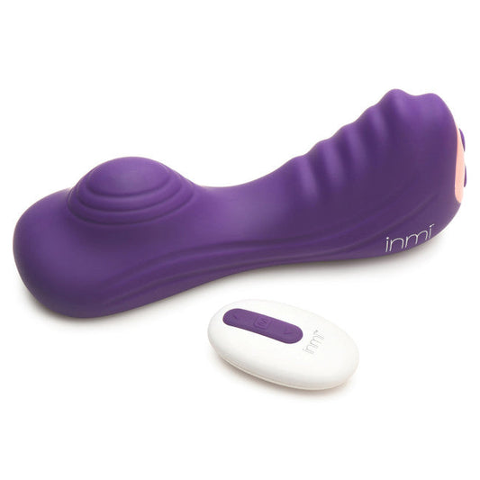 Inmi Ride N' Grind 10X Vibrating Silicone Grinder Purple
