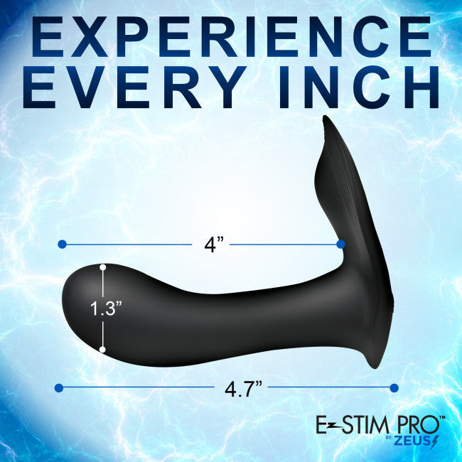 Zeus Electrosex E-Stim Pro Panty Vibe with Remote Control Black