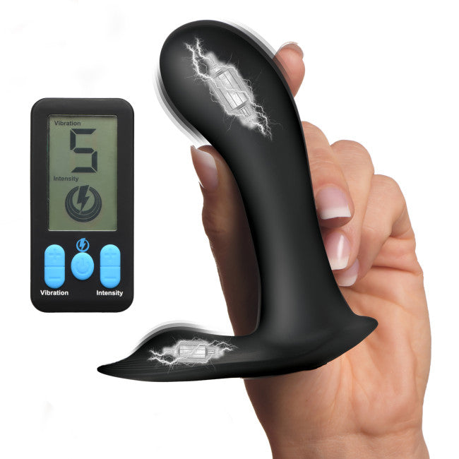 Zeus Electrosex E-Stim Pro Panty Vibe with Remote Control Black
