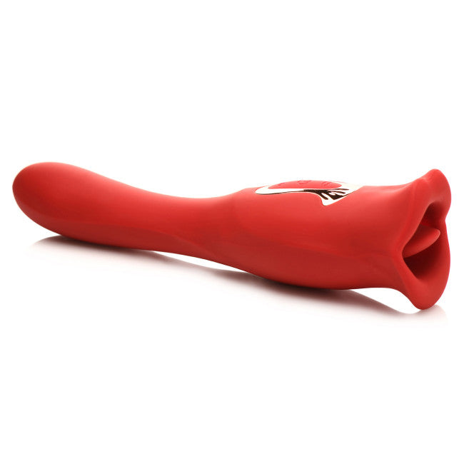 Lickgasm Lickgasm Kiss & Tell Pro Dual-Ended Kissing Vibrator Red