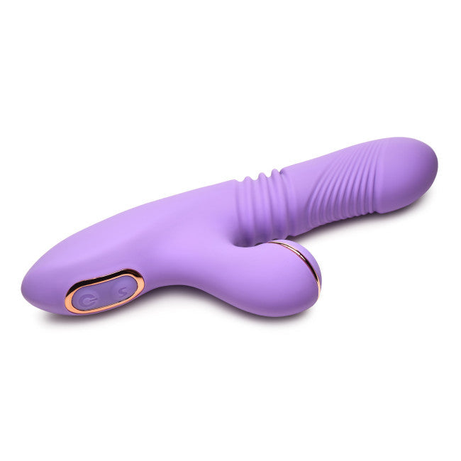 Shegasm Pro-Thrust Max 14X Thrusting & Pulsing Silicone Rabbit Purple