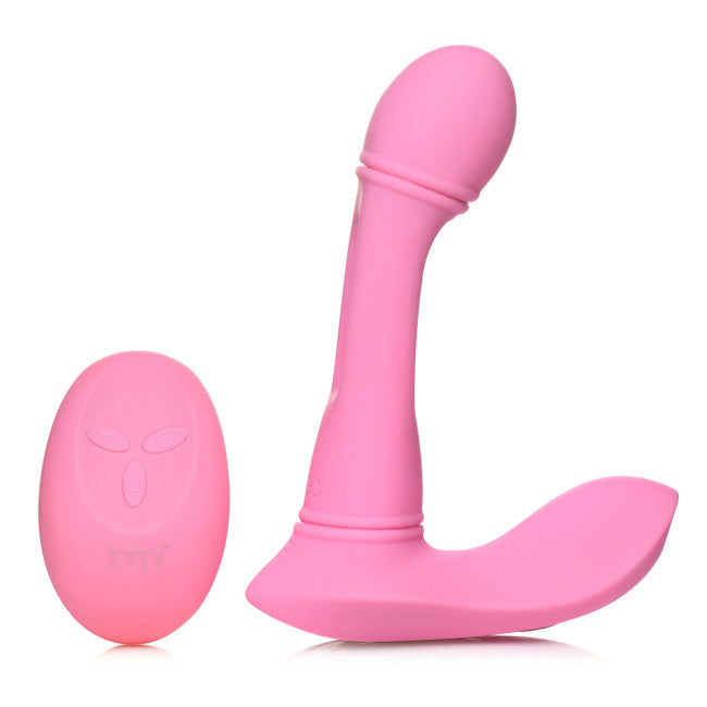 Flickers G-Flick Flicking G-Spot Vibrator with Remote Pink