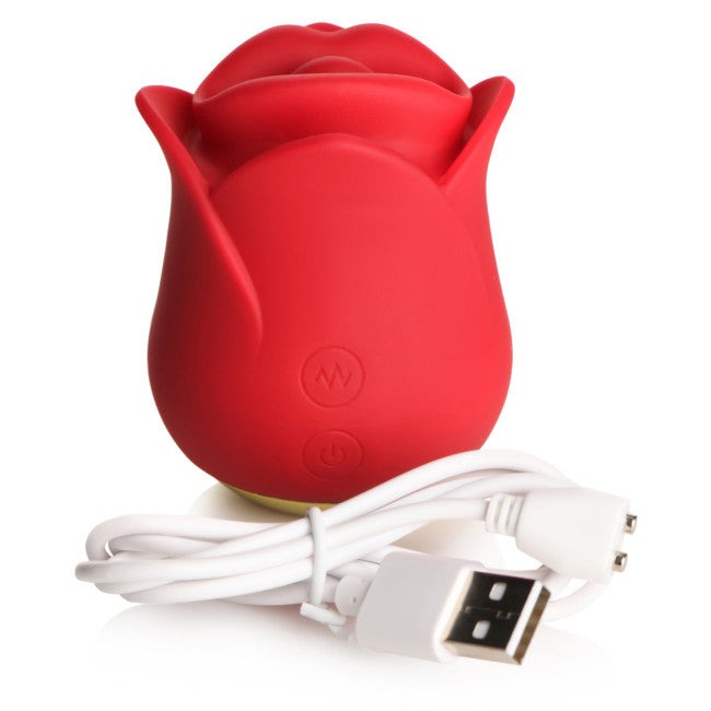 Lickgasm Sweet Kiss Kissing & Vibrating Clitoral Stimulator Red