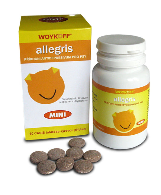 Woykoff Allegris mini cheese flavor 60 tablets Good Mood for Dogs