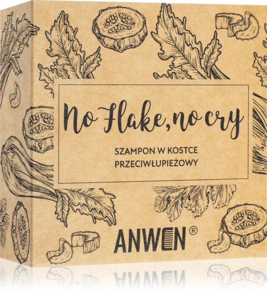 Anwen No Flake, No Cry solid anti-dandruff shampoo 75g