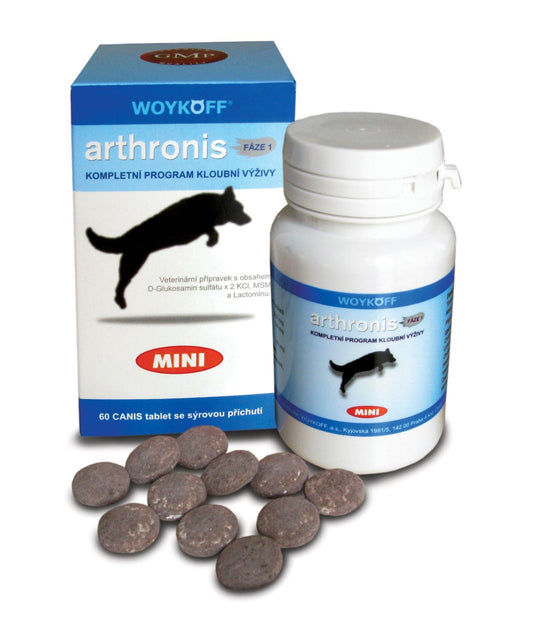 Woykoff Arthronis Phase 1 Mini Cheese Flavor 60 Tablets Vitamins for Dogs