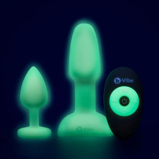b-Vibe Astronaut Glow-in-the-Dark Butt Play Set