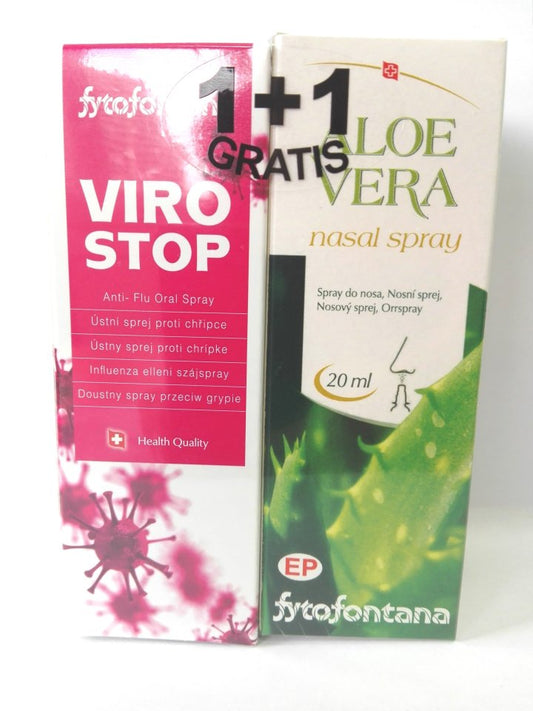Fytofontana ViroStop 1 + 1 (ViroStop Oral Spray 30ml + Aloe Vera Nasal Spray 20ml)