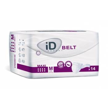 iD Belt Medium Maxi diaper panties with fastening strap 14 pcs