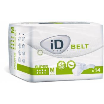 iD Belt Medium Super diaper panties with fastening strap 14 pcs