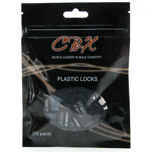 CB-X Plastic Locks for Male Chastity Device 10 pcs