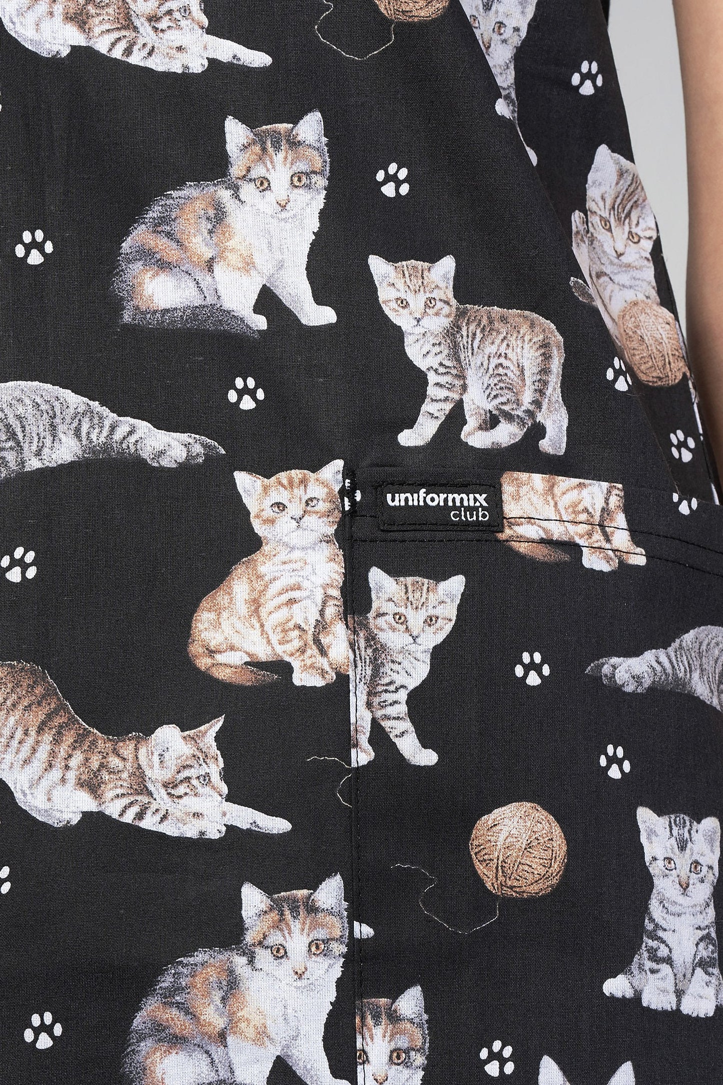 Women's medical shirt Halena CM1001P cats
