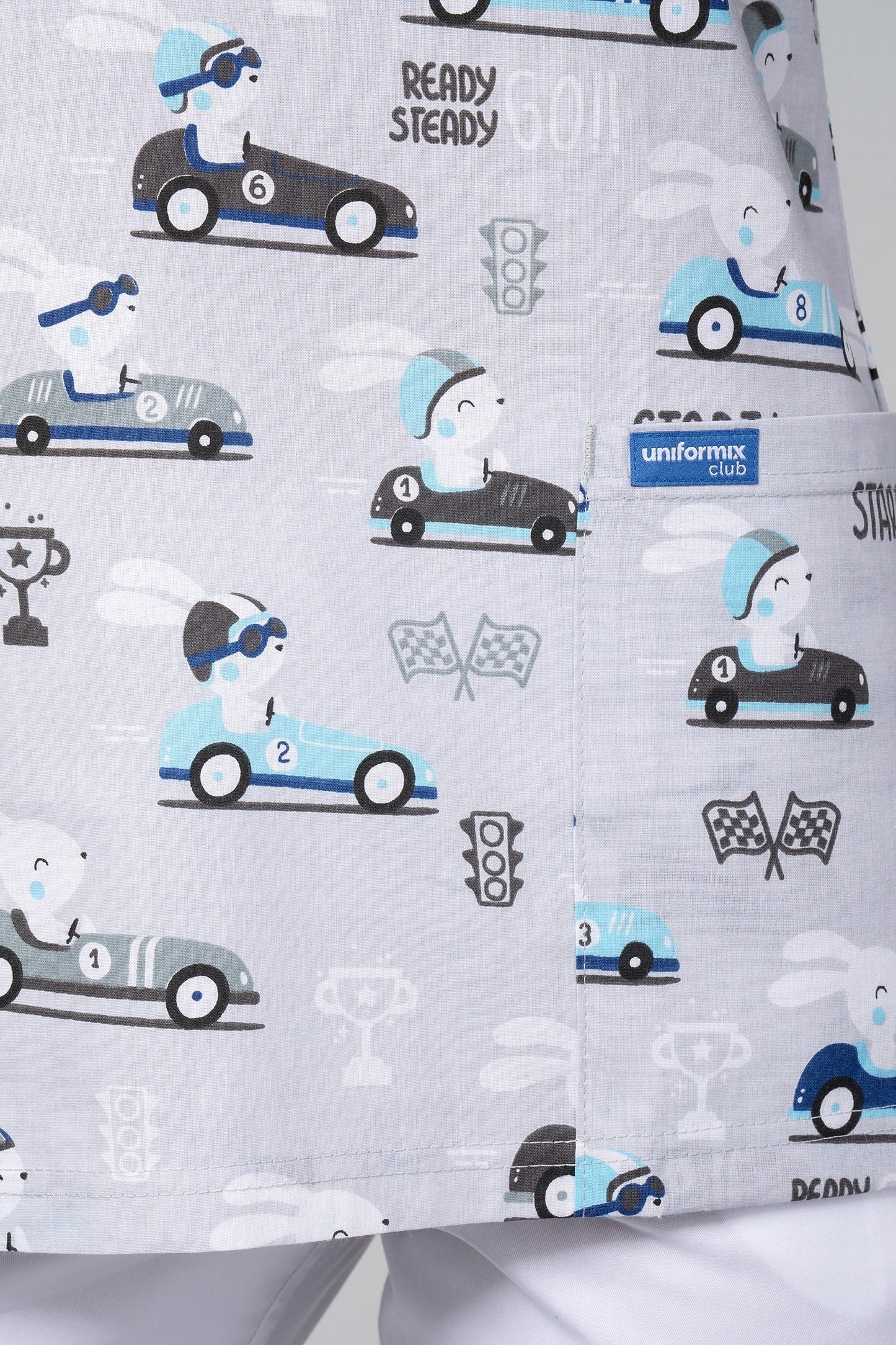 Women's medical shirt Halena CM1001P racing rabbits