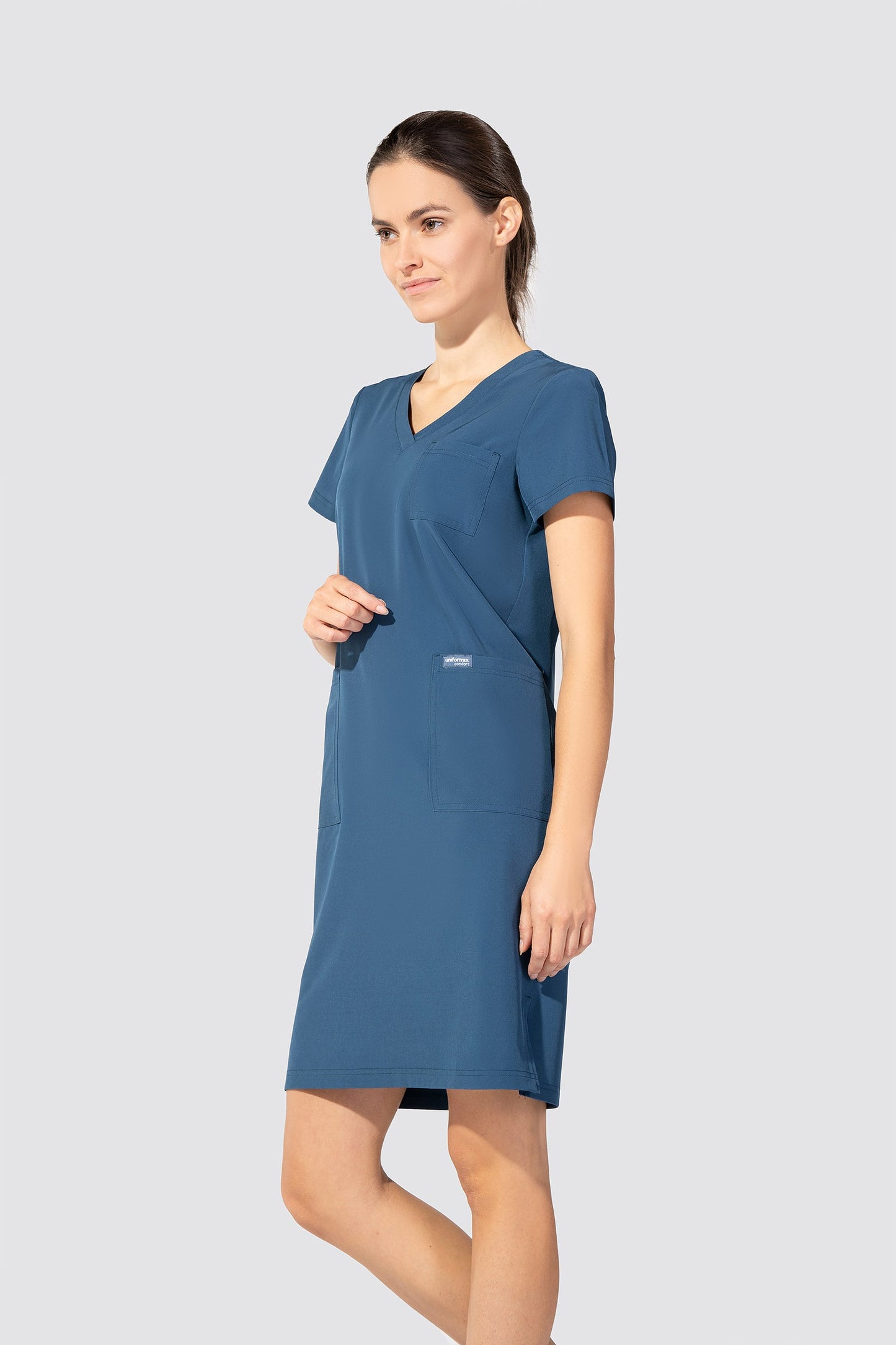 Medical uniform Uniformix Comfort, steel dark blue. CT1015
