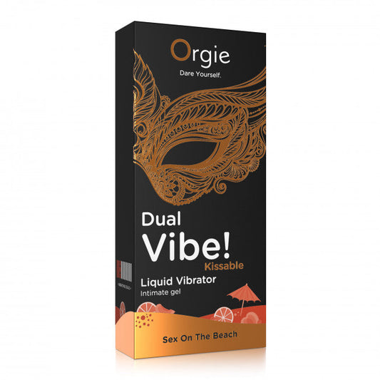Orgie Dual Vibe! Kissable Liquid Vibrator Sex on the Beach 15ml
