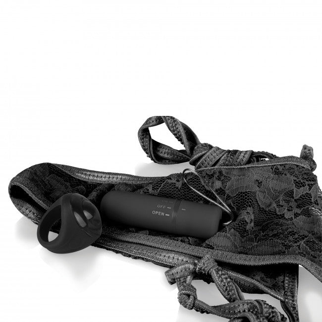 The Screaming O Remote Control Panty Vibe Set Black