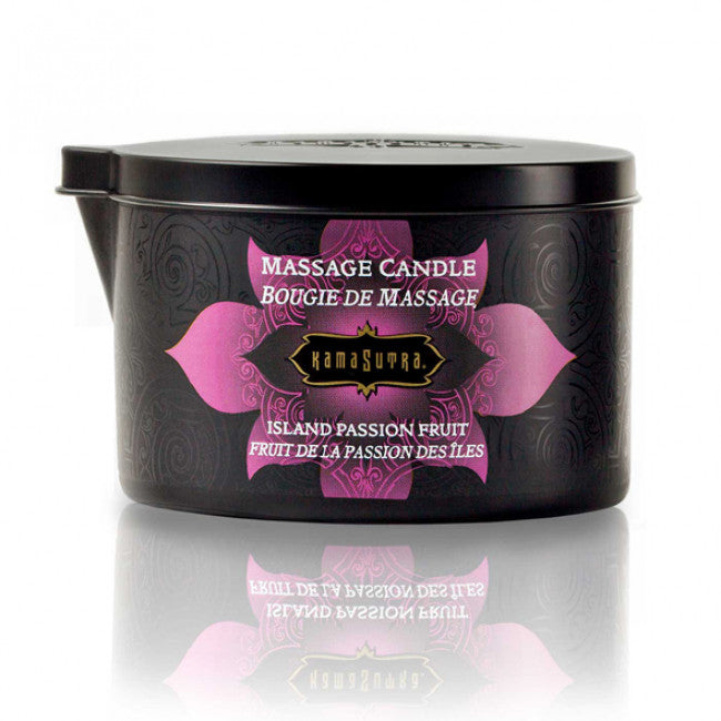 KamaSutra Ignite Massage Oil Candle Island Passion Fruit 170g