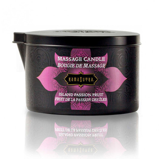 KamaSutra Ignite Massage Oil Candle Island Passion Fruit 170g