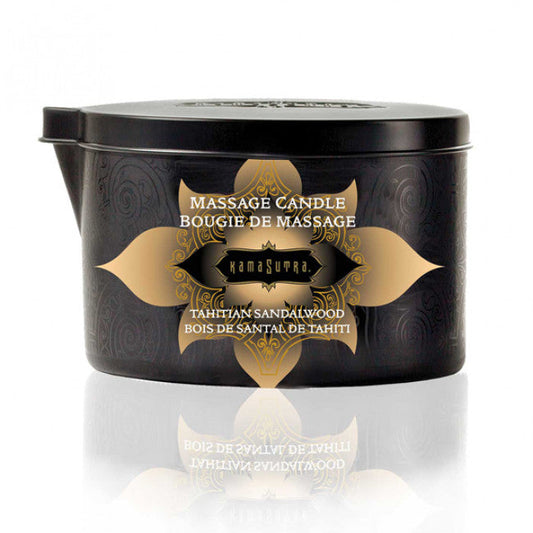 KamaSutra Ignite Massage Oil Candle Tahitian Sandalwood 170g