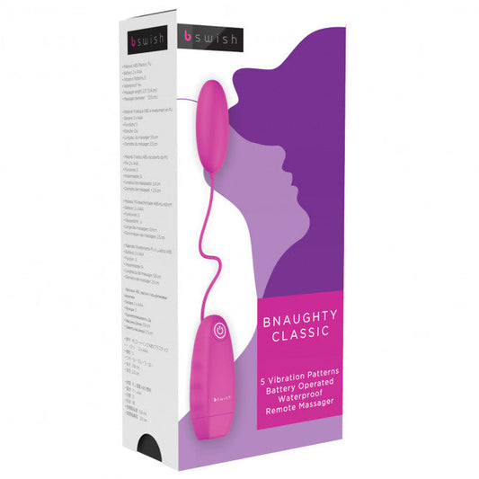 Bswish Bnaughty Classic Vibrating Egg Pink