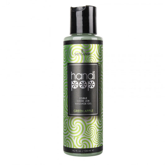 Sensuva Handipop Green Apple Edible Hand Job Massage Gel 125ml