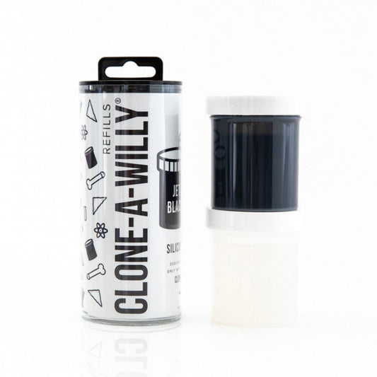 Clone A Willy Refill Jet Black Silicone