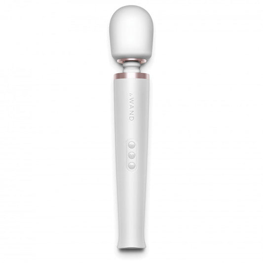 Le Wand Rechargeable Massager - Luxury Massage Head Pearl White