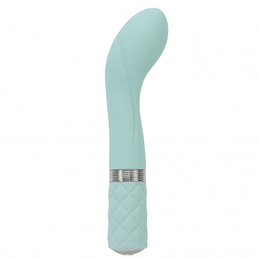 Pillow Talk Sassy Luxurious G-Spot Massager with Swarovski Crystal, Teal