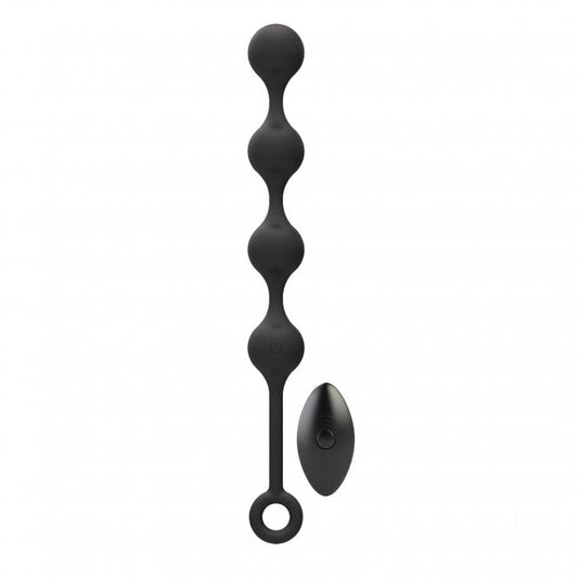 Nexus Quattro Remote Control Vibrating Pleasure Beads Black