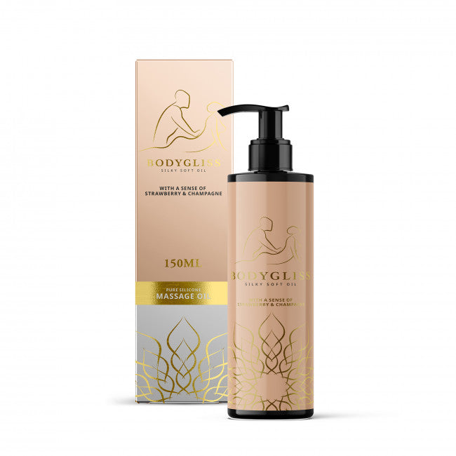 BodyGliss Massage Collection Silky Soft Oil Strawberry & Champagne 150ml