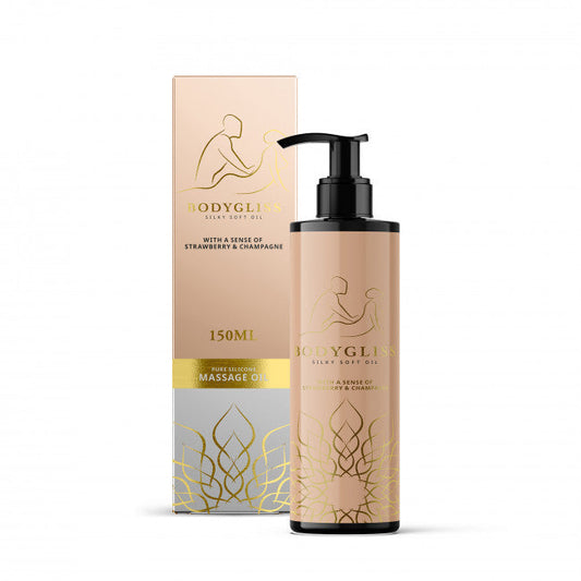 BodyGliss Massage Collection Silky Soft Oil Strawberry & Champagne 150ml
