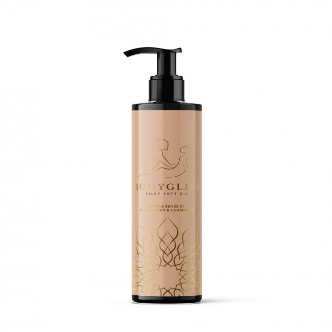 BodyGliss Massage Collection Silky Soft Oil Strawberry & Champagne 150ml