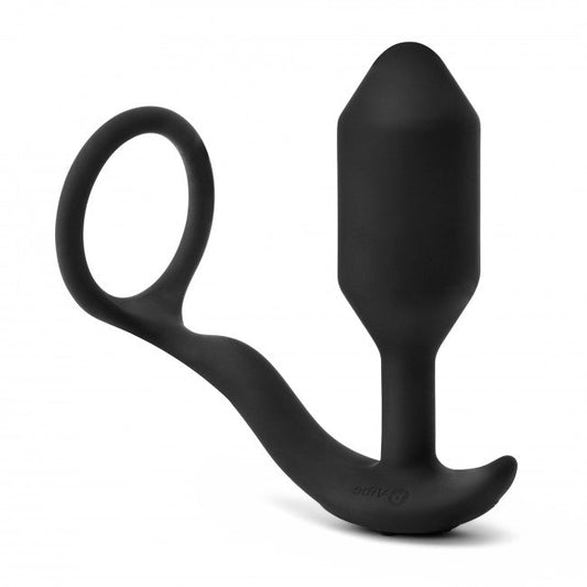 b-Vibe Vibrating Snug & Tug Black M
