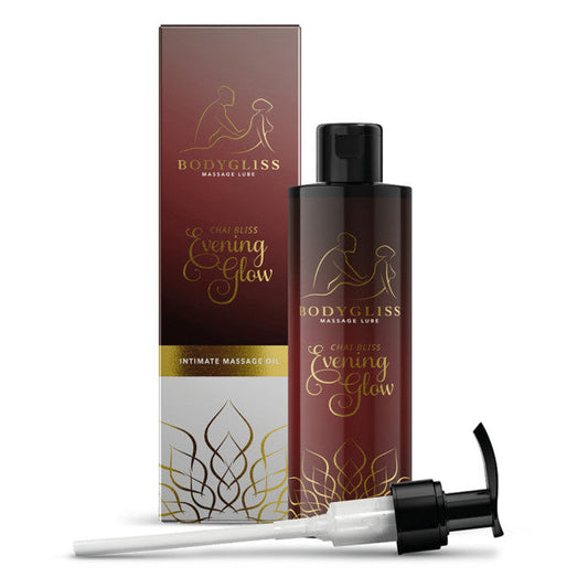BodyGliss Intimate Massage Oil Chai Bliss Evening Glow 150ml