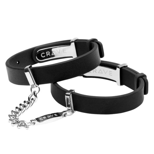 Crave ID Cuffs Bracelet Black/Silver
