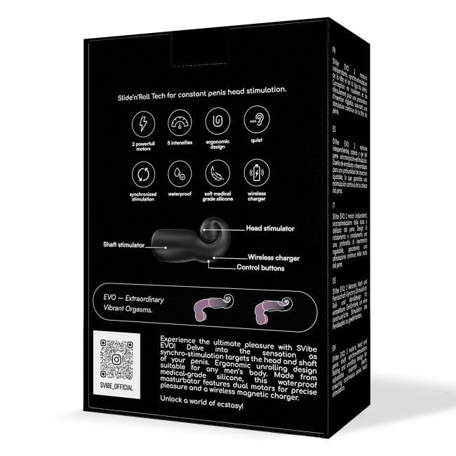 SVibe EVO Masturbator Black