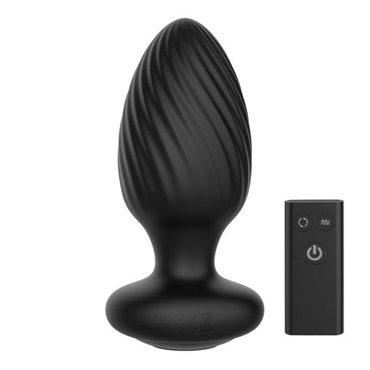 Nexus Tornado Rotating Remote Control Anal Plug Extra Large Black