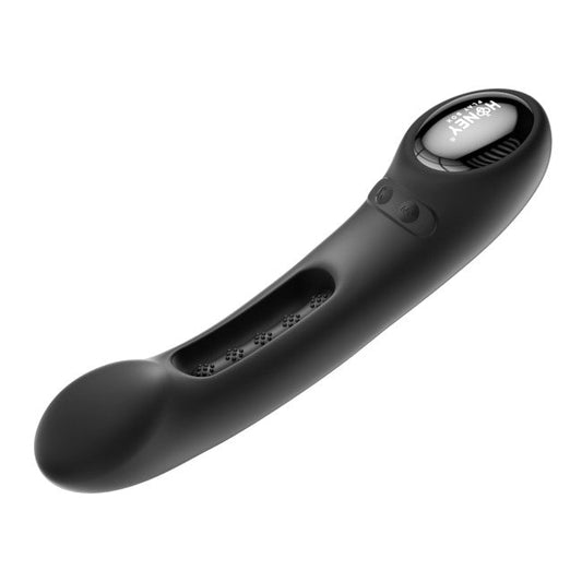 HoneyPlayBox Tempo Pressure Sensing App-Controlled Kinky Finger Tapping G-spot Vibrator Black