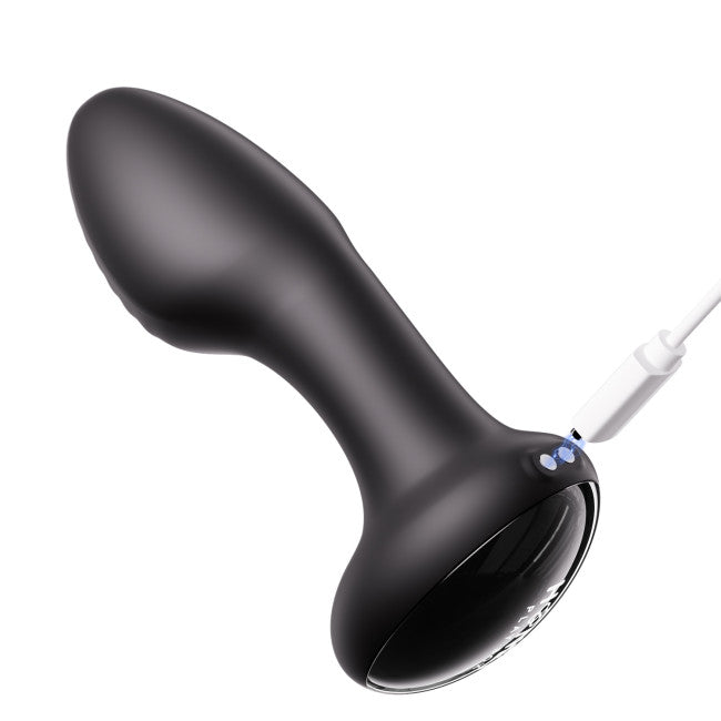 HoneyPlayBox Frenzy Pressure Sensing App-Controlled Rotating Butt Plug Black