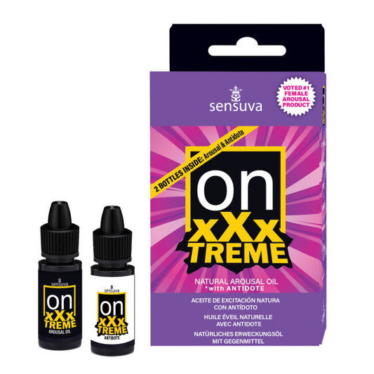 Sensuva On xXxTreme Arousal Oil 5ml - 2 bottles