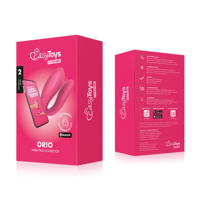 EasyConnect Couples Vibrator Orio App-Controlled Pink